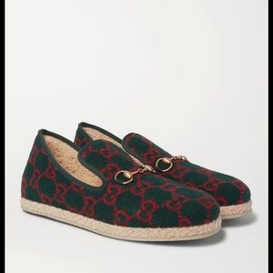 Gucci Horsebit Fria Wool Loafers
